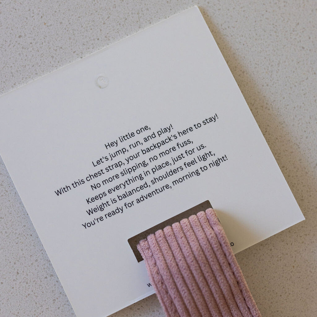 Dusty Pink Chest Strap