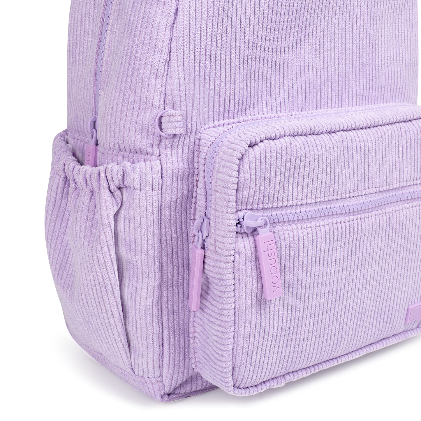 Lilac Mist Corduroy Backpack