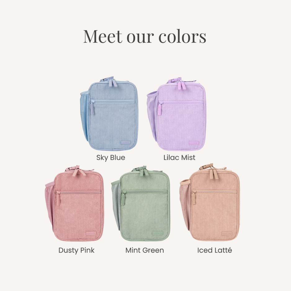 Iced Latte Corduroy Lunch Box