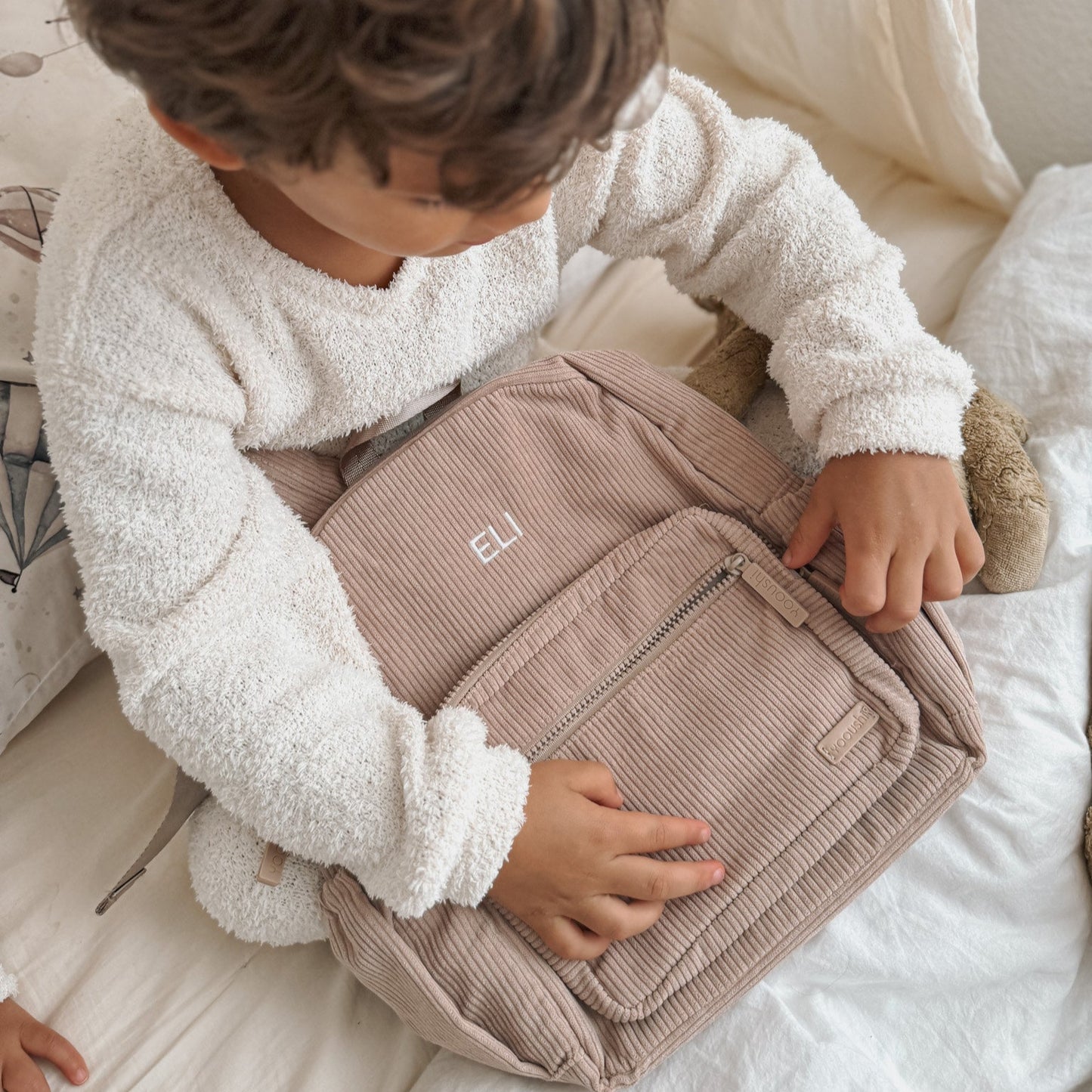 Iced Latte Corduroy Backpack