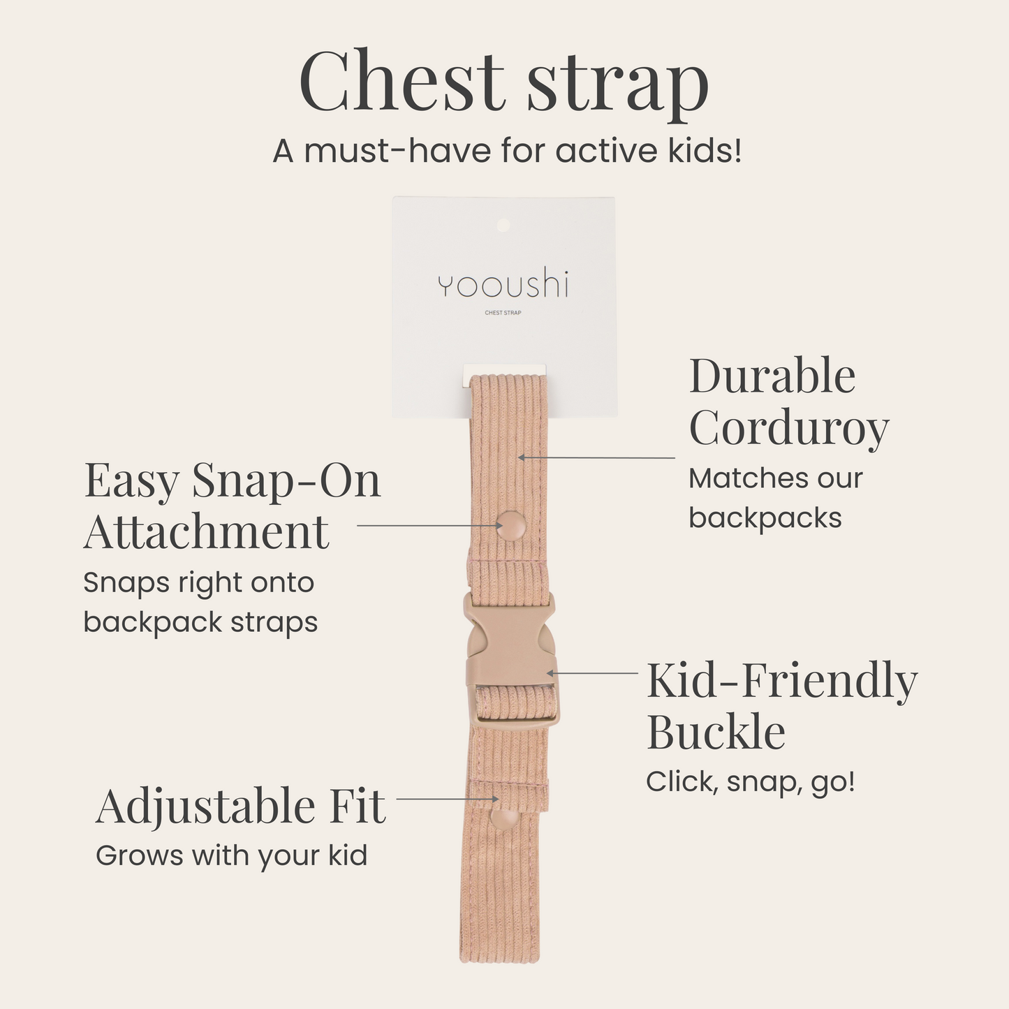 Iced Latte Chest Strap