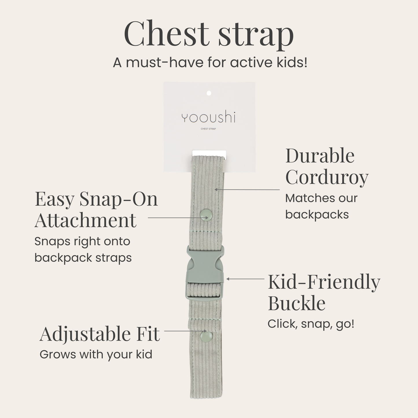 Mint Green Chest Strap