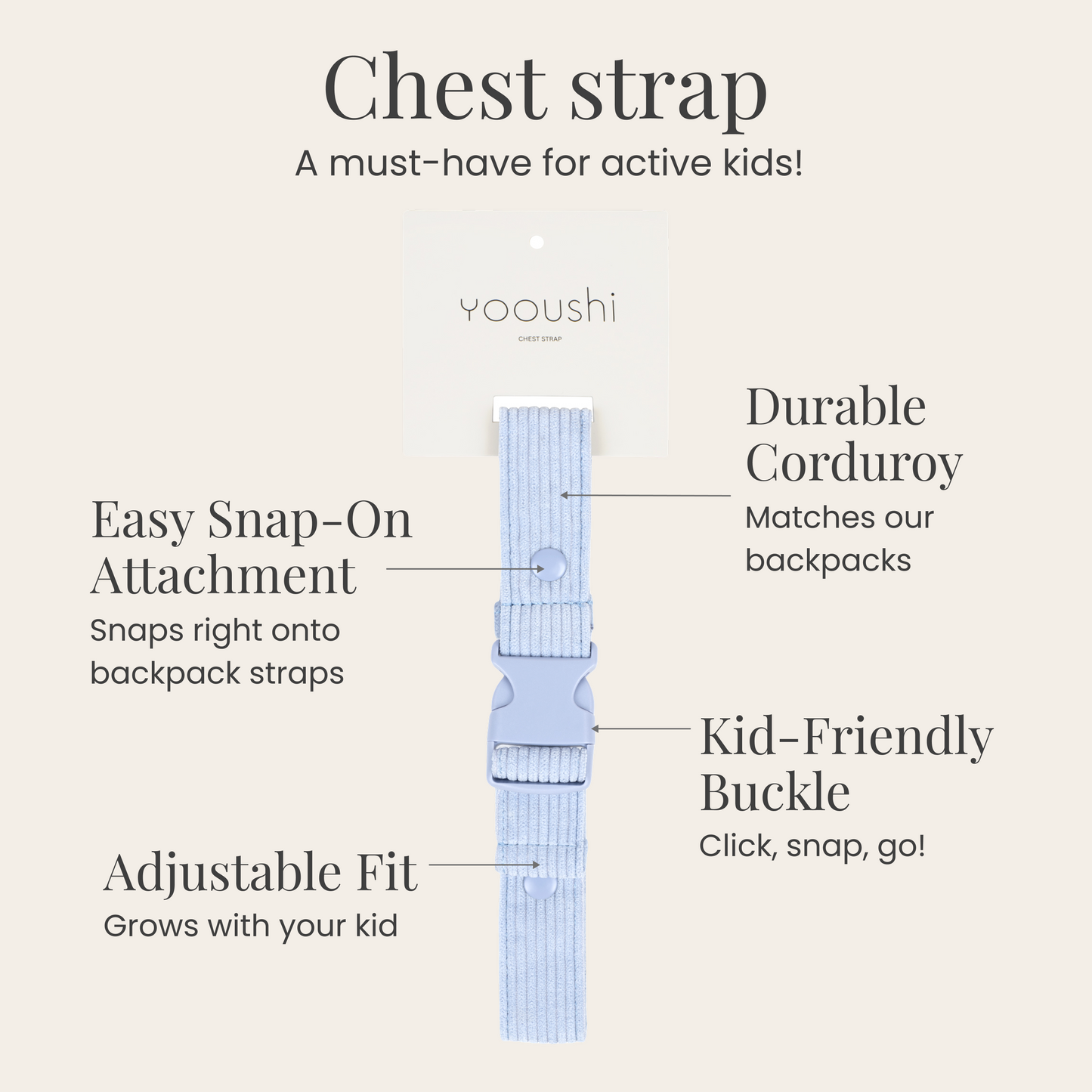 Sky Blue Chest Strap