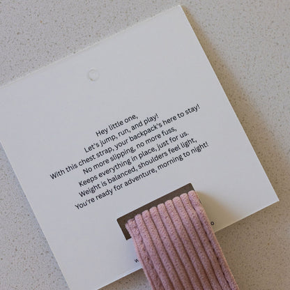 Dusty Pink Chest Strap