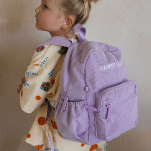 Yooushi® Corduroy Backpack – Lilac