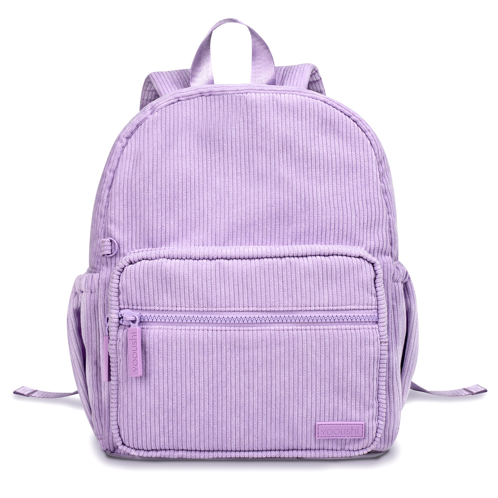 Yooushi® Corduroy Backpack – Lilac