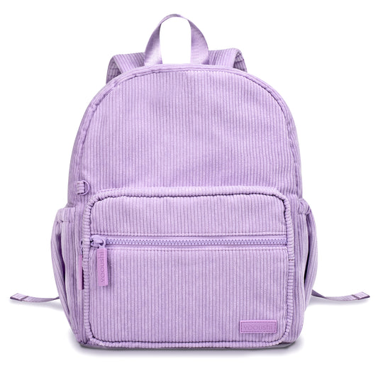 Lilac Mist Corduroy Backpack