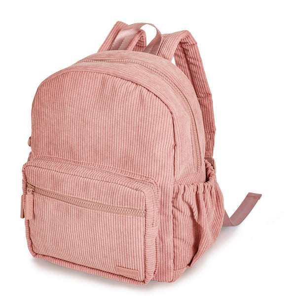 Yooushi® Corduroy Backpack – Dusty Pink