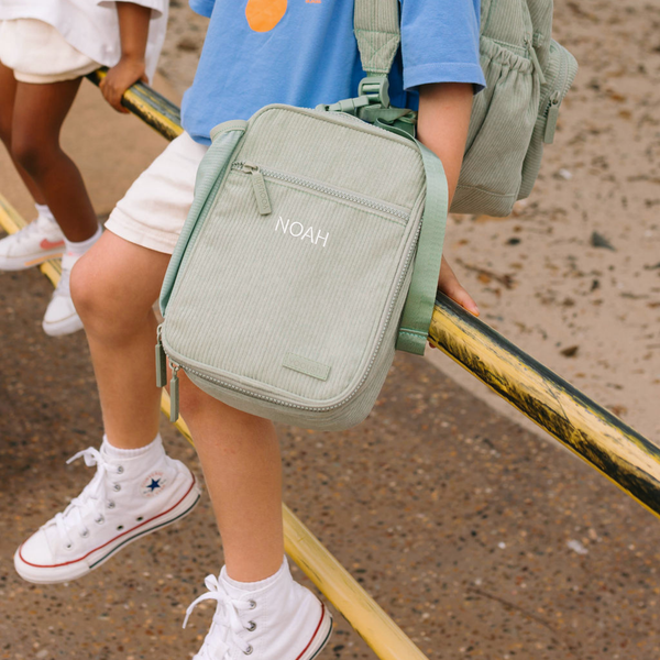 Personalized kids Lunch Box -Mint green