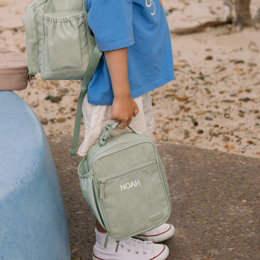 Personalized kids Lunch Box -Mint green