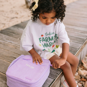Personalized kids Lunch Box - Lilac