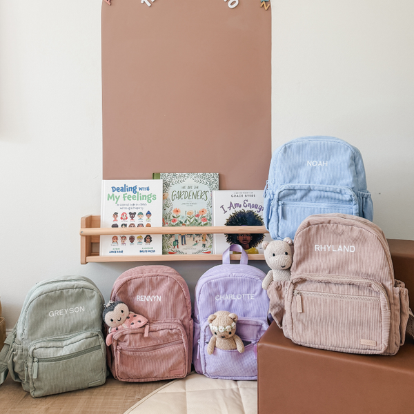 Yooushi® Corduroy Backpack – Mint Green