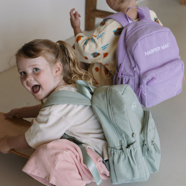 Yooushi® Corduroy Backpack – Lilac