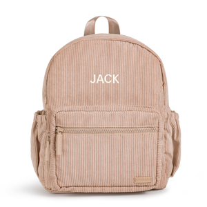 Personalized Toddler Backpack – Iced Latte