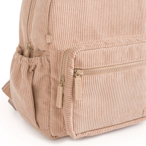 Yooushi® Corduroy Backpack – Iced Latte
