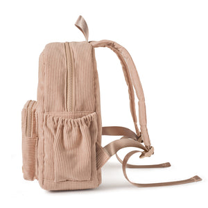 Yooushi® Corduroy Backpack – Iced Latte