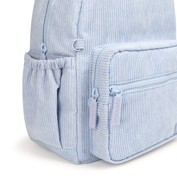 Yooushi® Corduroy Backpack – Sky Blue