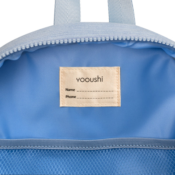 Personalized Toddler Backpack – Sky Blue