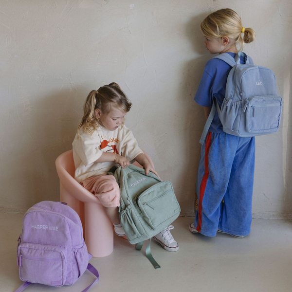 Yooushi® Corduroy Backpack – Mint Green