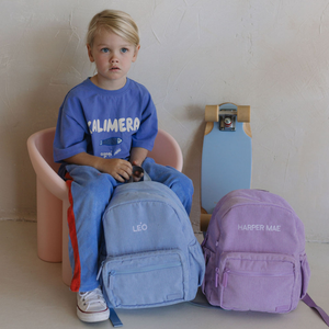 Yooushi® Corduroy Backpack – Sky Blue