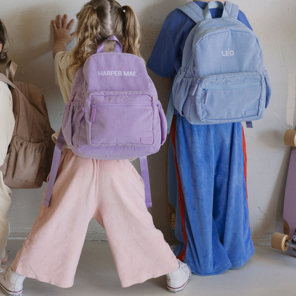 Yooushi® Corduroy Backpack – Lilac