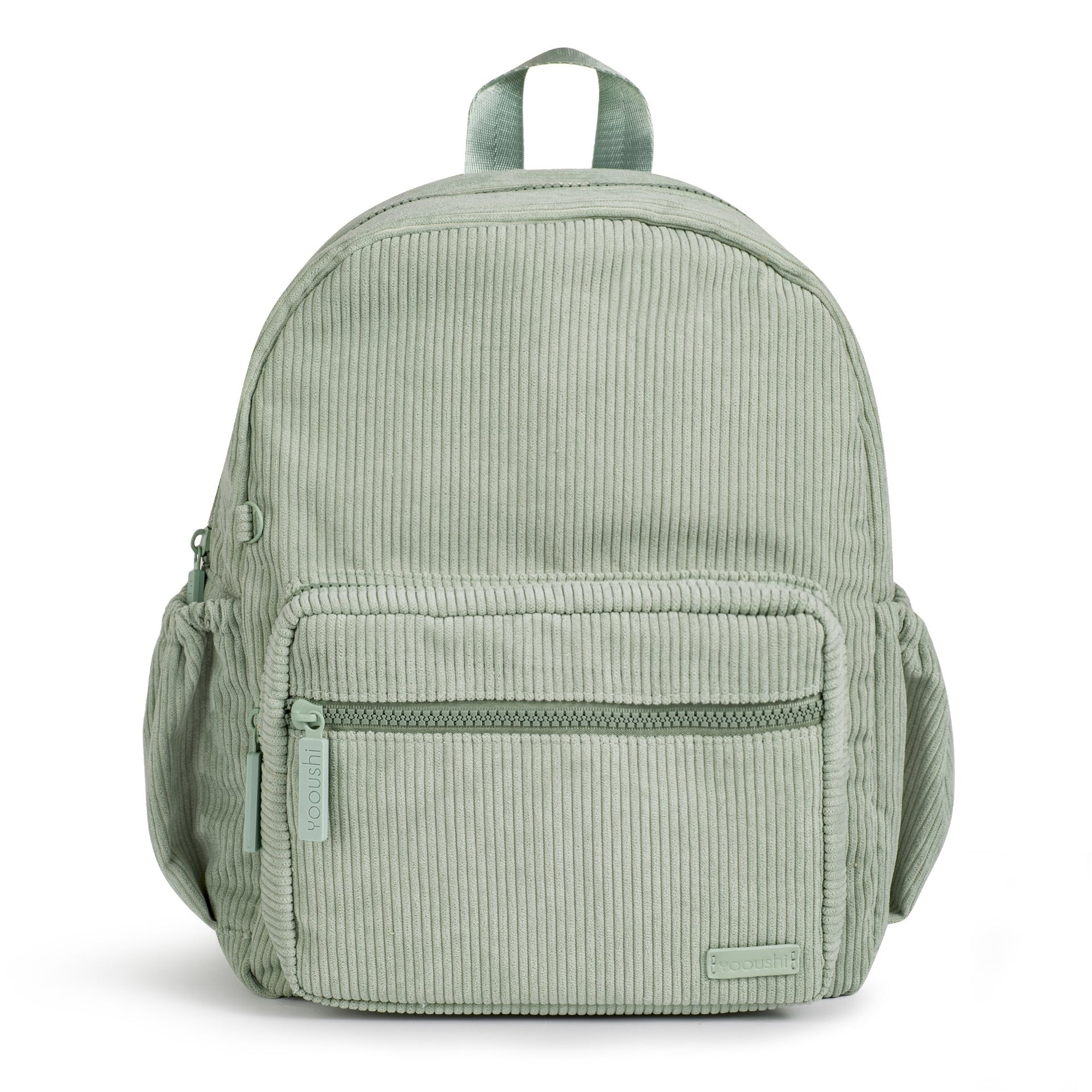corduroy backpack mini Yooushi® Corduroy Backpack – Mint Green