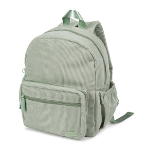 corduroy mini backpack moss Yooushi® Corduroy Backpack – Mint Green