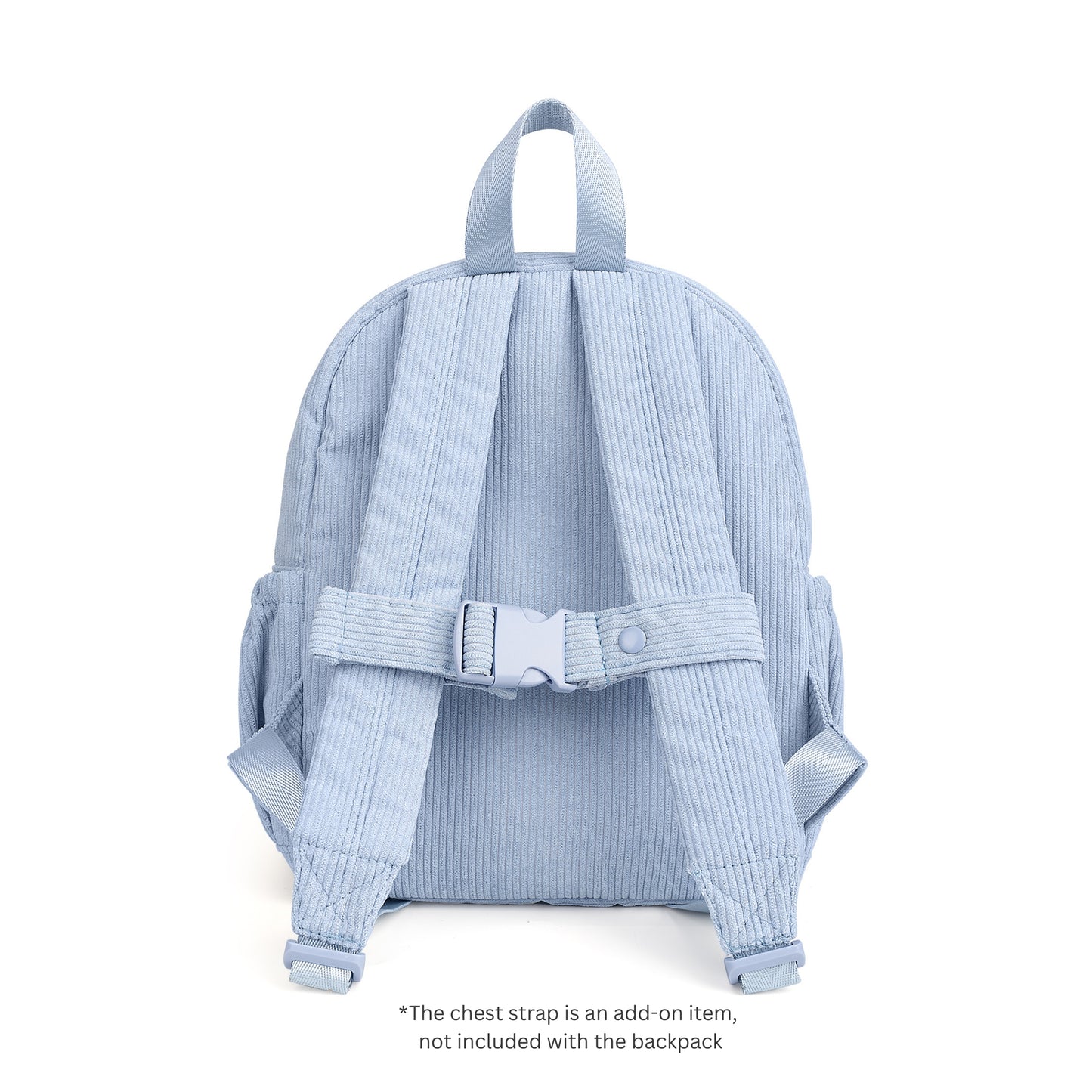 Sky Blue Corduroy Backpack