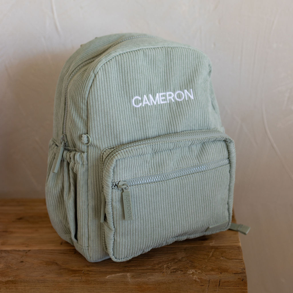 Yooushi® Corduroy Backpack – Mint Green