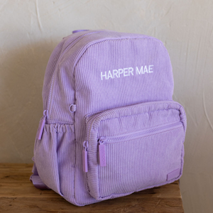 Yooushi® Corduroy Backpack – Lilac