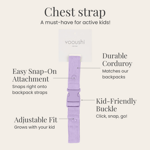 Yooushi® Matching Chest Strap- Lilac