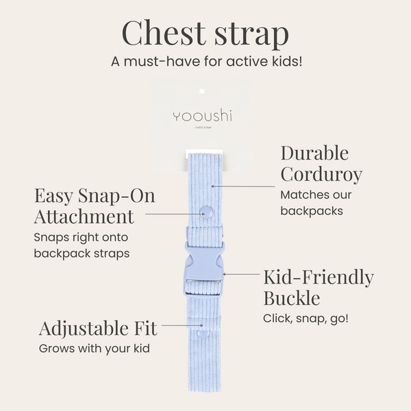 Yooushi® Matching Chest Strap- Sky Blue