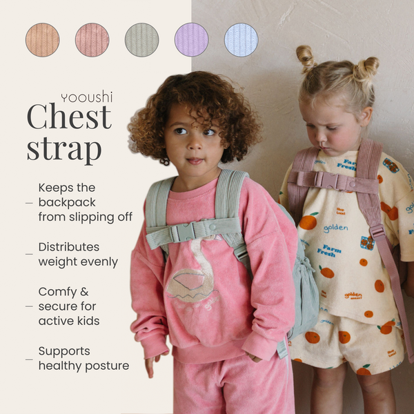 Yooushi® Matching Chest Strap- Sky Blue